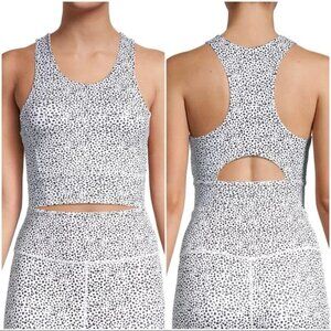 Anthropologie All Fenix Printed Racerback Animal Print Sports Bra New Size Small